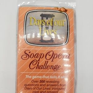 Vintage 1987 “Days of Our Lives” Soap Opera Challenge Trivia Card Game Complete